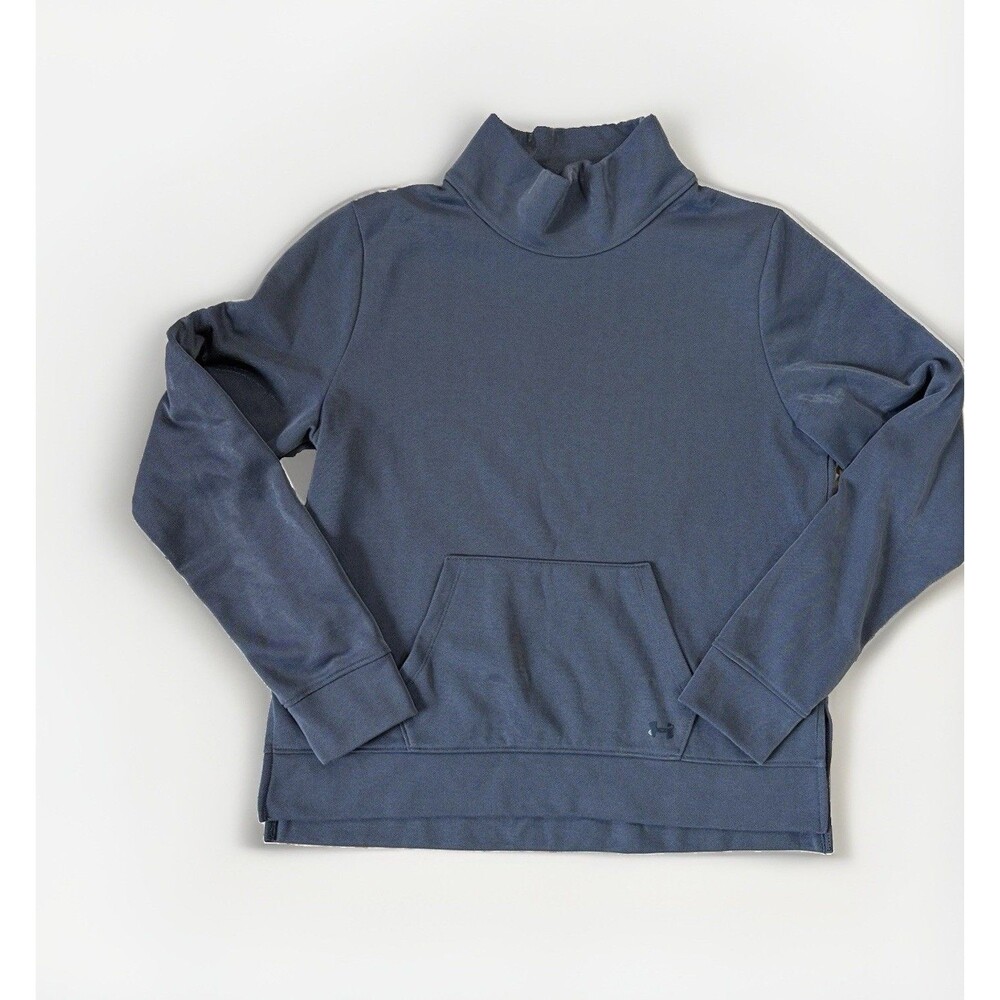 Under Armour Pullover Women’s Mock Neck Cold Gear Reflective Sweatshirt Size MED